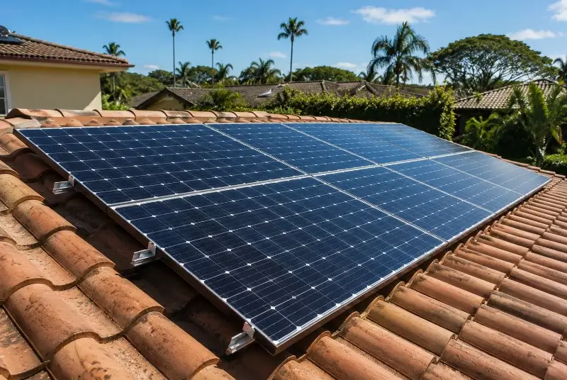 Installation de panneaux solaires à la Rabatelière